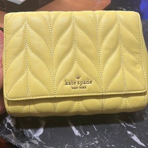 Yellow small Kate spade cross body bag